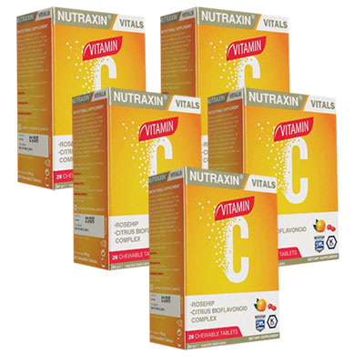 Nutraxin C Vitamini 28 Çiğneme Tableti 5'li Paket