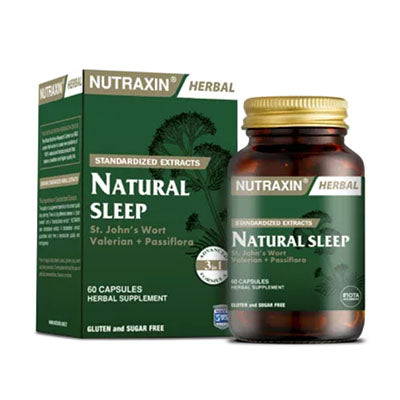 Nutraxin Natural Sleep 60 Bitkisel Kapsül