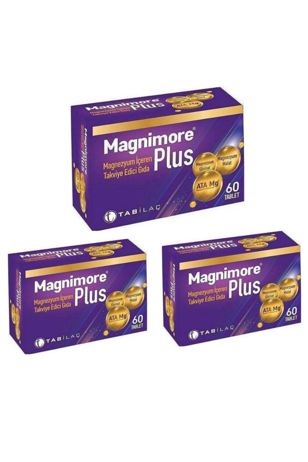 Magnimore Plus 60 Tablet 3'lü Set
