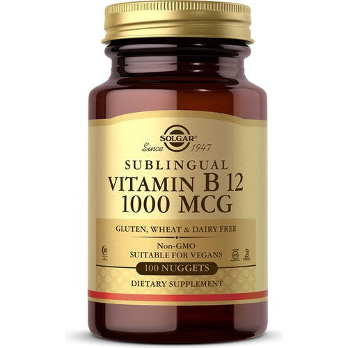 Solgar Vitamin B12 1000 mcg 100 Dilaltı Tablet