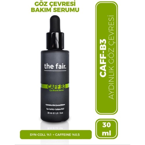 The Fair Sıkılaştırıcı Cilt ve Aydınlatıcı Göz Çevresi Bakım Seti - Caff-B3 30 ml & Lift Up 30 ml