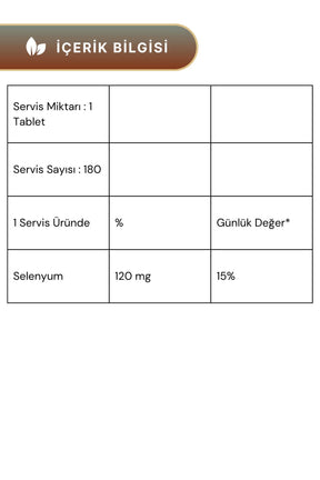 VeNatura Selenyum 200 mg 90 Tablet 2'li Paket