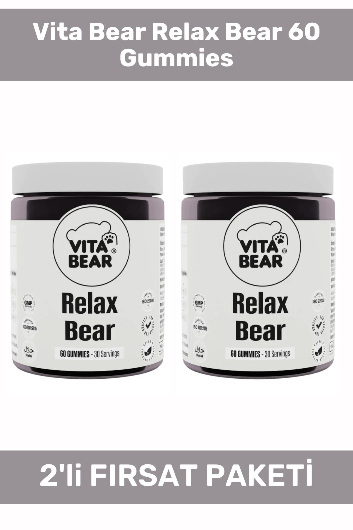 Vita Bear Relax Bear 60 Gummies 2'li Paket