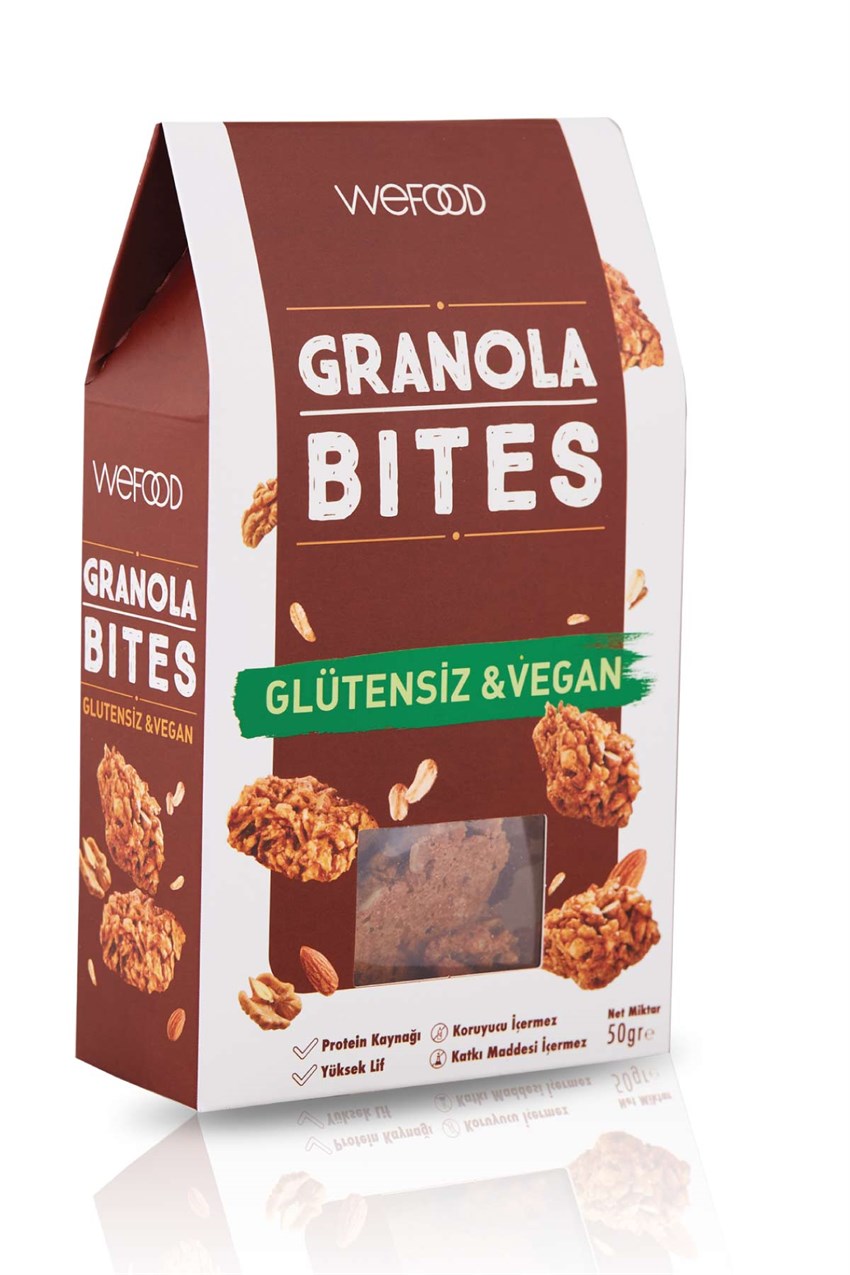 Wefood Glutensiz & Vegan Granola Bites 50 g