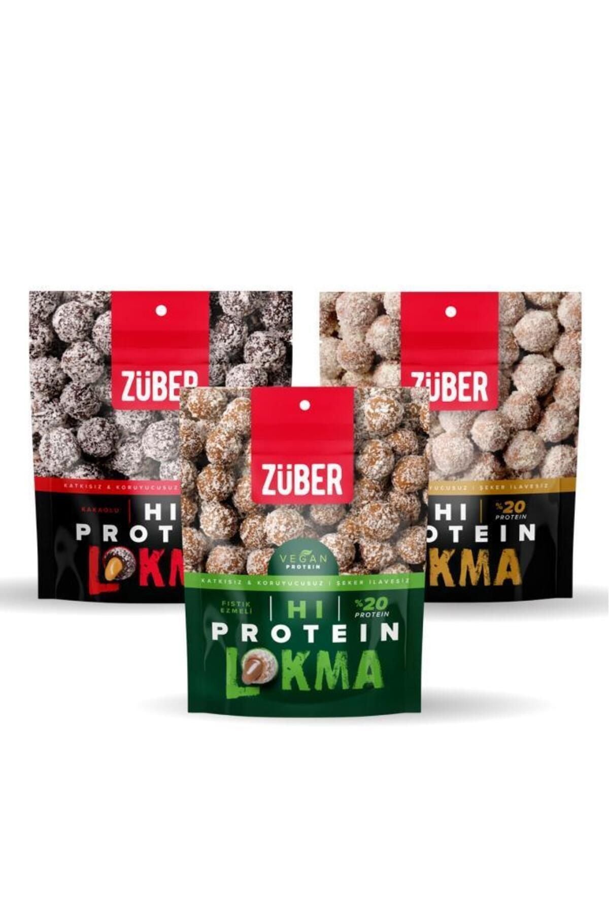 Züber Yüksek Proteinli Lokma Karma Deneme Paketi 84 g 3'lü Paket