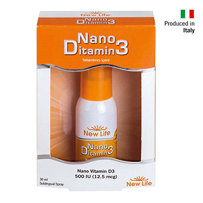 New Life Nano Ditamin 500 UI D3 30 ml Sprey