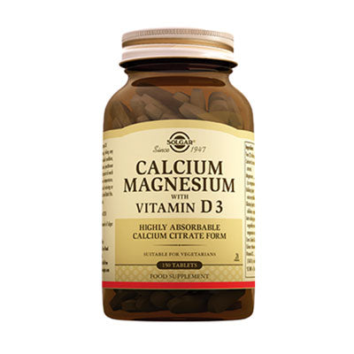 Solgar Calcium Magnesium With Vitamin D3 150 Tablet Satın Al