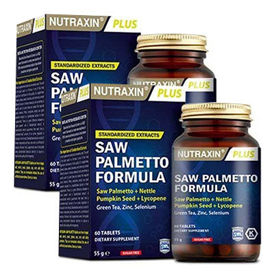 Nutraxin Plus Saw Palmetto Formula 60 Tablet 2'li Paket