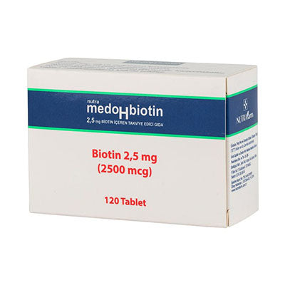 Medohbiotin 2,5 mg 120 Tablet Fiyatları - Fit1001