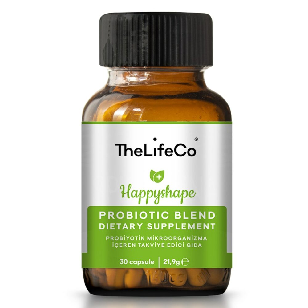 TheLifeCo Happyshape Probiyotik Mikroorganizma İçeren Takviye Edici Gıda 30 Kapsül