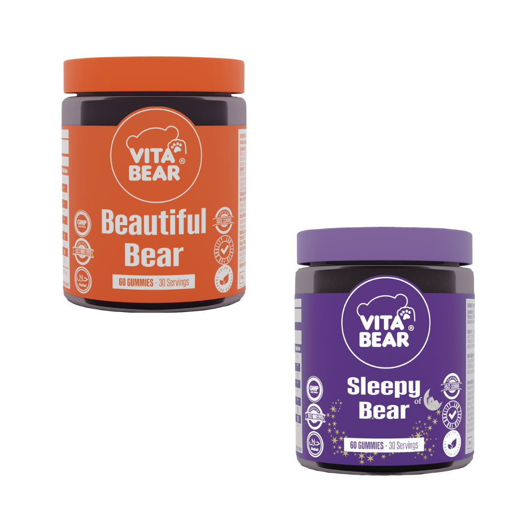 Vita Bear Sleepy Bear 60 Gummy & Beautiful Bear 60 Gummy