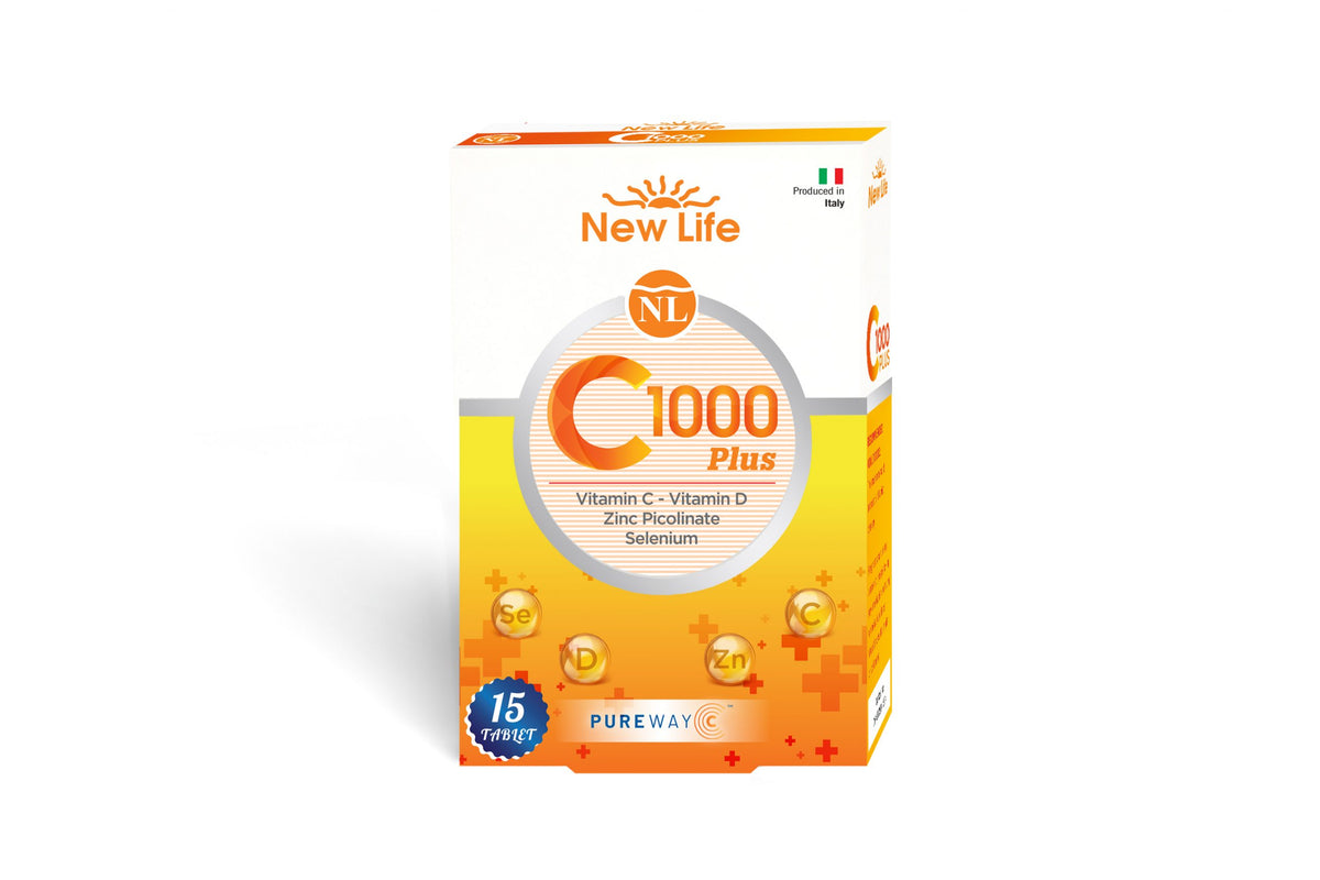 New Life C-1000 Plus C-D Vitamini & Çinko 15 Kapsül
