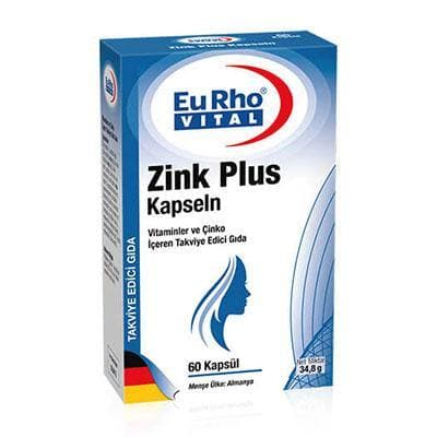 Eurho Vital Zink Plus 60 Kapsül - fit1001