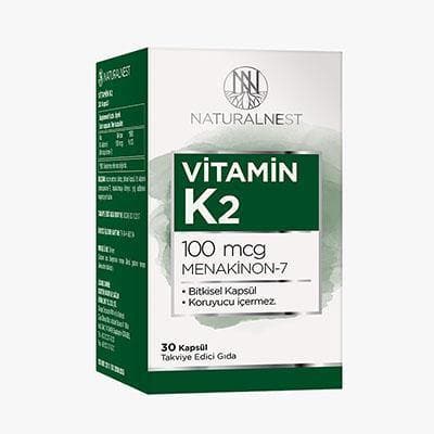 NaturalNest Vitamin K2 100 Mcg 30 Kapsül - fit1001