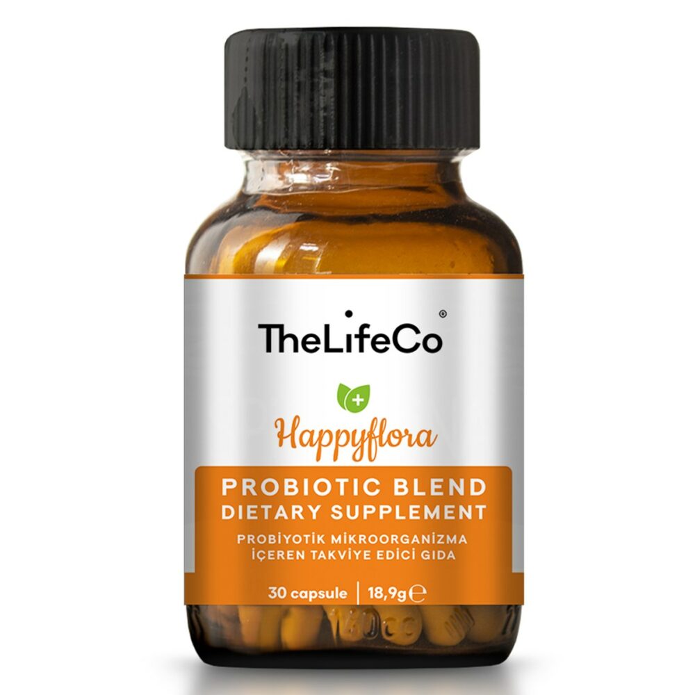 TheLifeCo Happyflora Probiyotik Mikroorganizma İçeren Takviye Edici Gıda 30 Kapsül