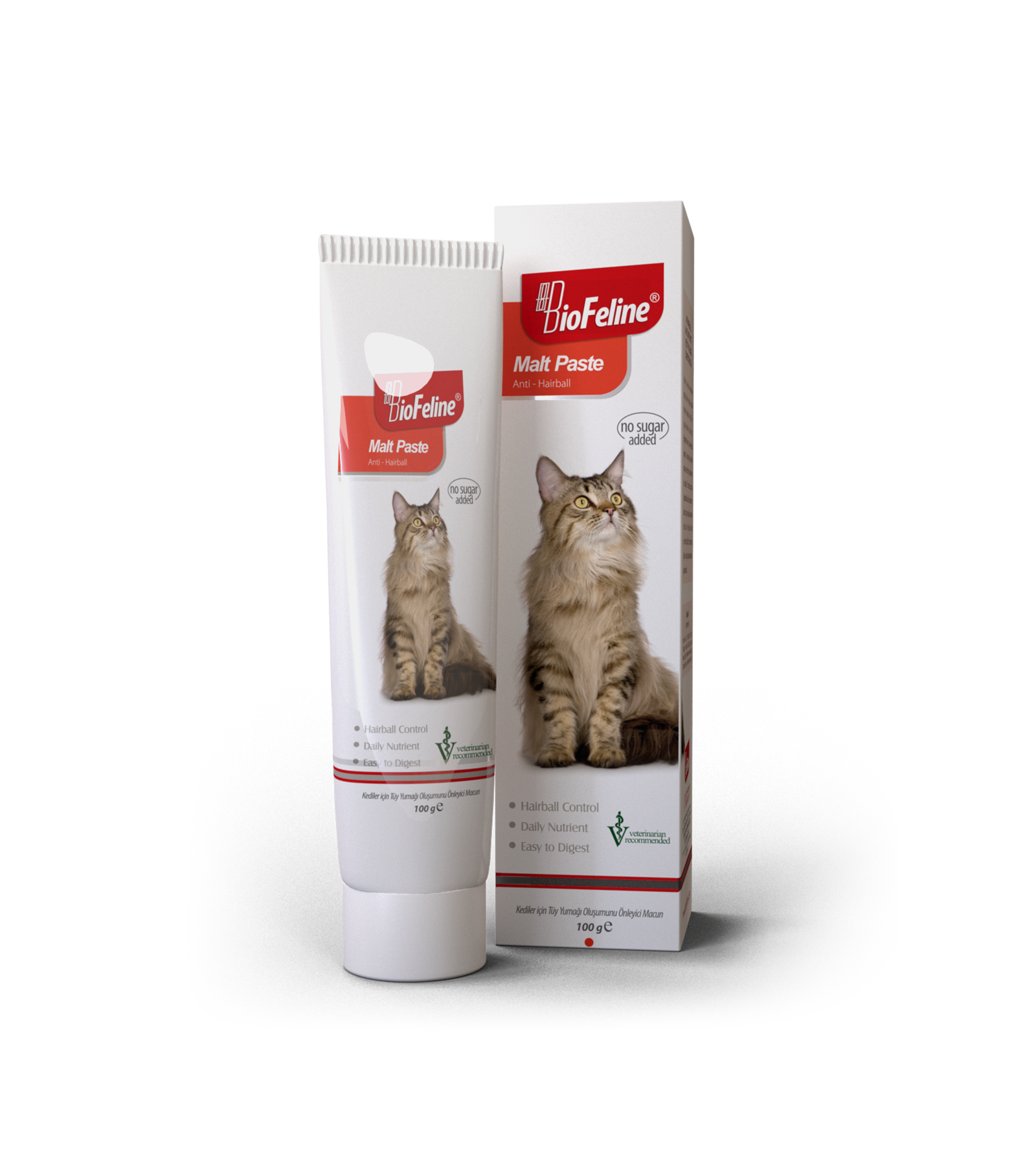 BioFeline Malt Paste 30 g (Kediler İçin Tüy Yumağı Önleyici Anti-Hairball Malt Macun)