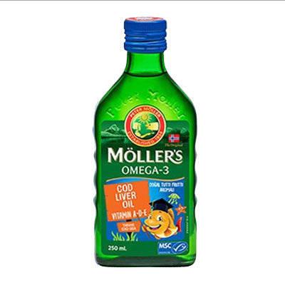 Möller's Omega-3 Tutti Frutti Aromalı Balık Yağı 250 ml