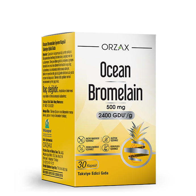 Ocean Bromelain 500 mg 30 Kapsül