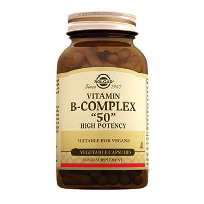 Solgar Vitamin B-Complex "50" 100 Kapsül - fit1001
